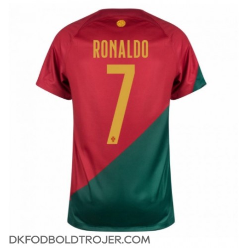 Billige Portugal Cristiano Ronaldo #7 Hjemmebane Fodboldtrøjer VM 2022 Kortærmet